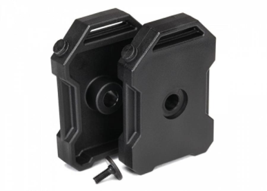 Traxxas Fuel Canisters Black (2) TRX-4 TRX8022T