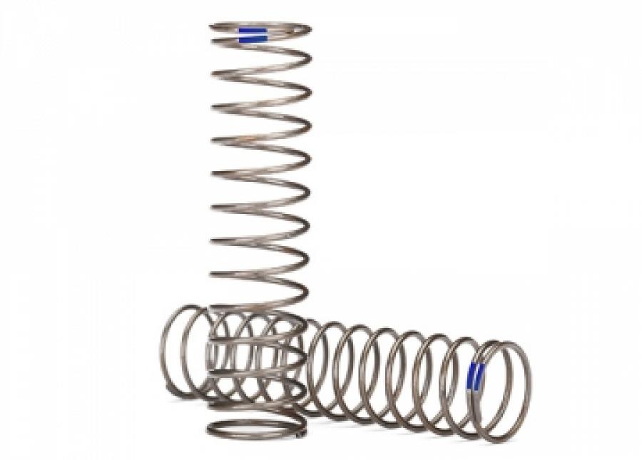 Traxxas Springs natural finish gts 0.61 rate blue (2) TRX8045