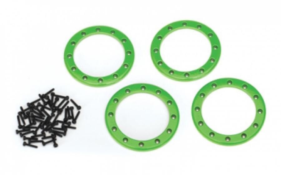 Traxxas Beadlock Rings 2.2" Alu Green (4) TRX8168G