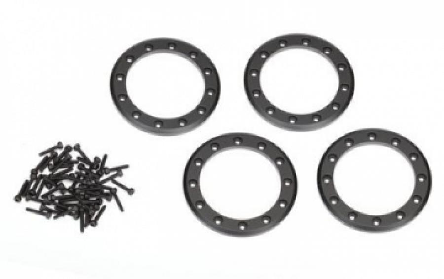 Traxxas Beadlock Rings 1.9" Alu Black (4) TRX8169T