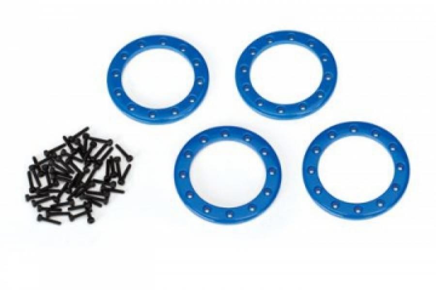 Traxxas Beadlock Rings 1.9" Alu Blue (4) TRX8169X