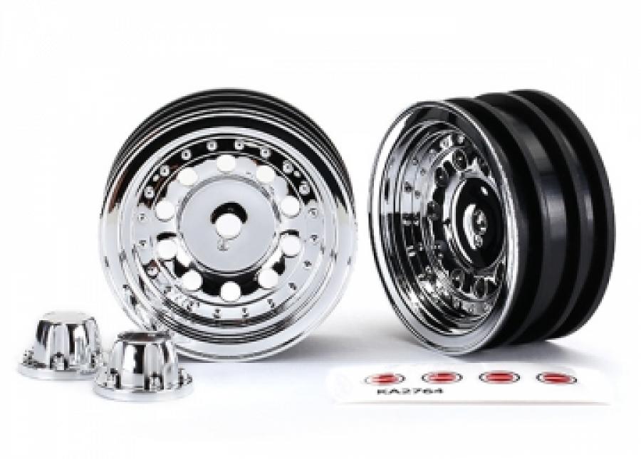 Traxxas Wheels Chrome 1.9" SC (for 8255A Axle) (2) TRX8175
