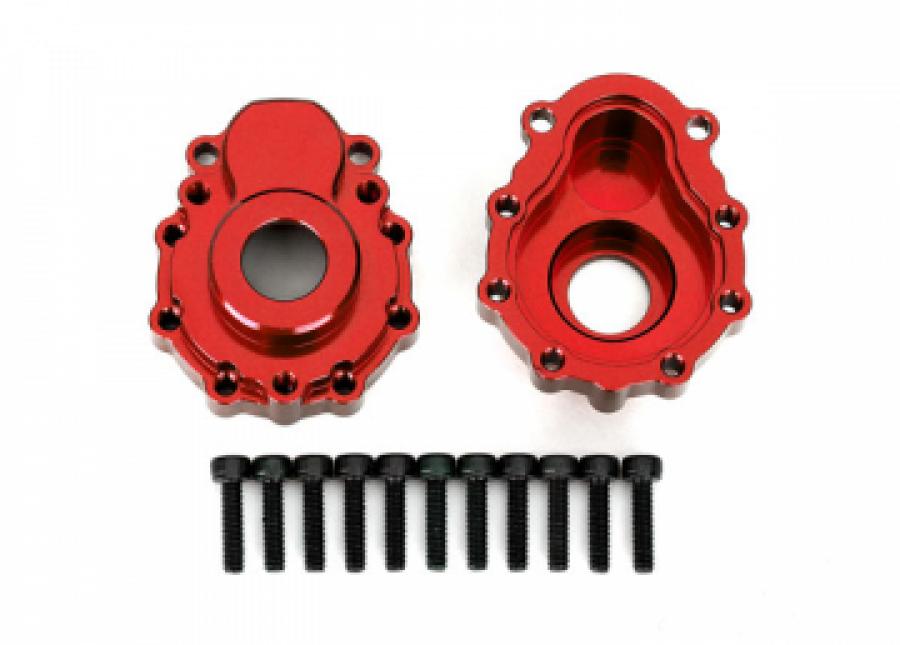 Traxxas Portal Housing Outer Alu Red Front/Rear (2) TRX-4 TRX8251R