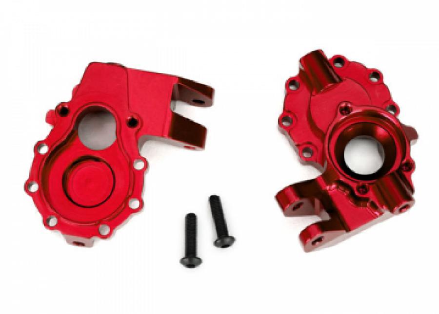 Traxxas Portal Housing Inner Front Alu Red Left/Right (2) TRX-4 TRX8252R