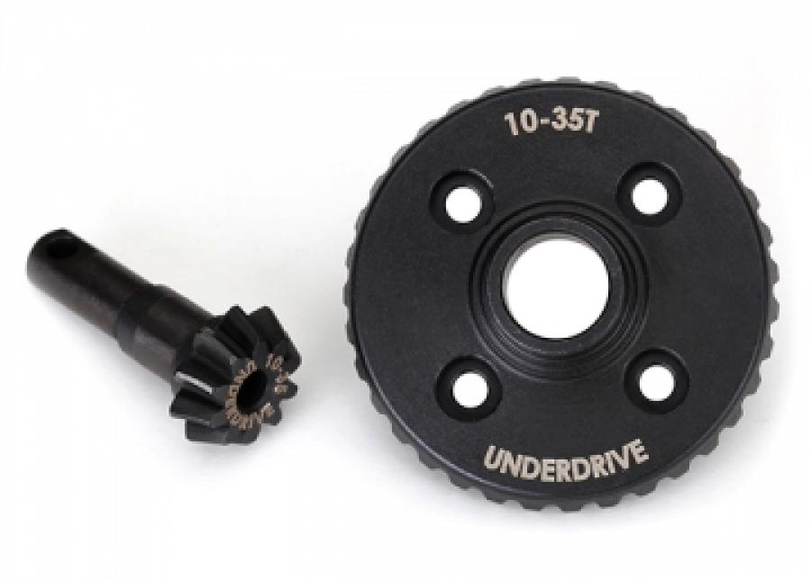 Traxxas Ring- & Differential Pinion Gear Underdrive 10/35T CNC TRX-4 TRX8288