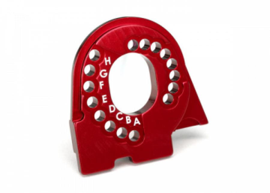 Traxxas Motor Mount Plate Alu Red TRX-4 TRX8290R
