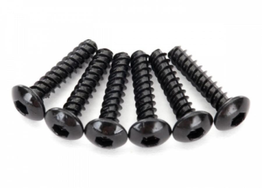 Traxxas Screws 2.6x12mm Self-Tapping Button-head Hex Socket (6) TRX8299