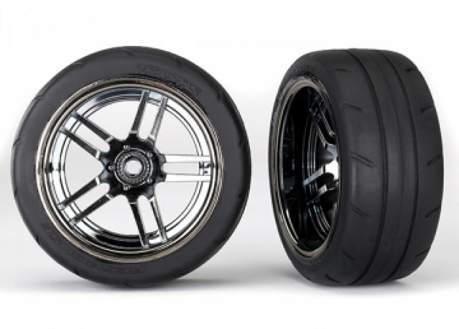 Traxxas Response tires mounted on 1.9" Rear Wheels (2) TRX8374