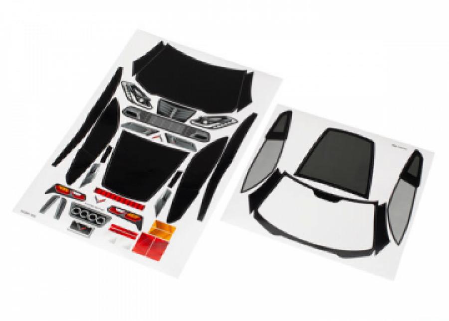 Traxxas Decal Sheets Chevrolet Corvette Z06 TRX8387