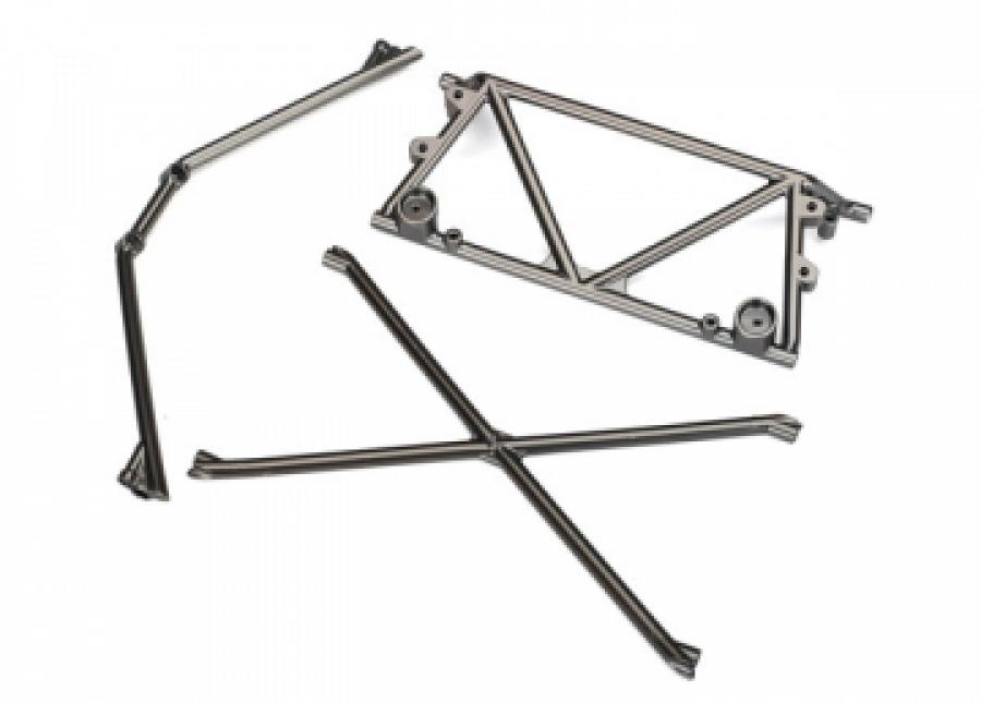 Traxxas Tube Chassis Support Satin Chrome TRX8433X