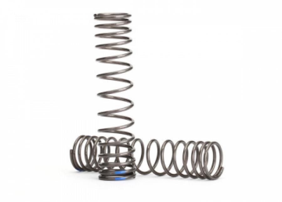 Traxxas Shock Springs Progressive GTR (Blue) (2) TRX8441