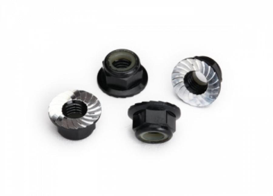 Traxxas Lock Nut Flanged M5 Alu Black (4) TRX8447A