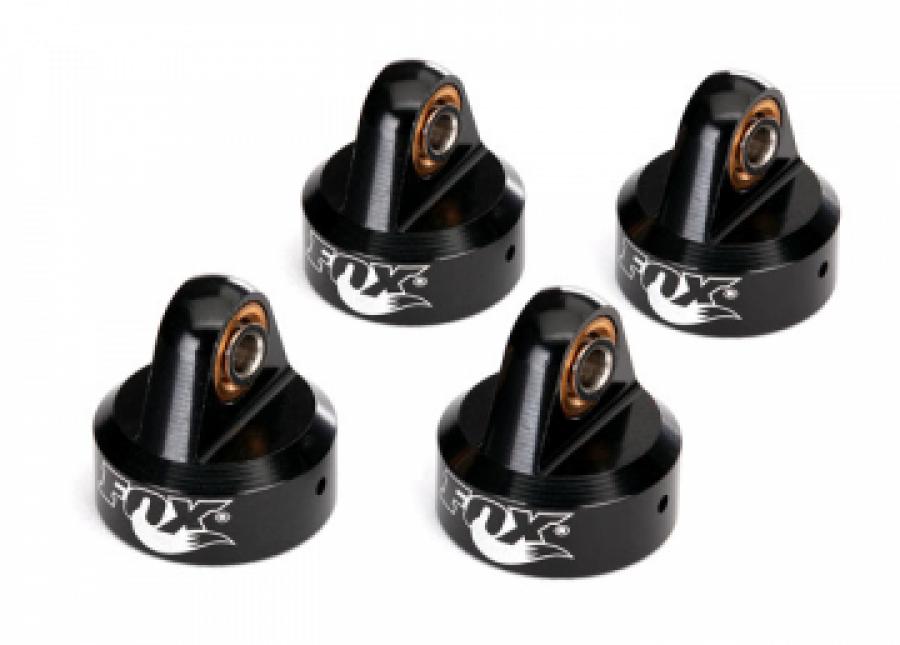 Traxxas Shock Caps Alu Black Fox GTR (4) TRX8456