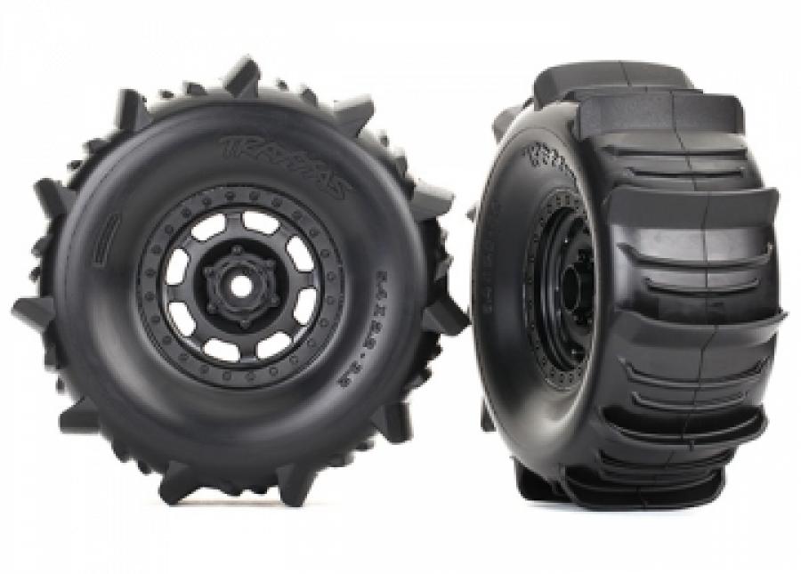 Traxxas Tires & Wheels Paddle/Desert Racer (2) UDR TRX8475