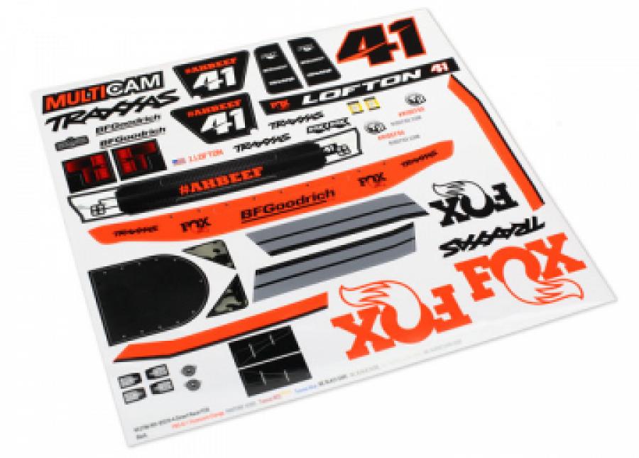 Traxxas Decals Unlimited Desert Racer Fox Edition TRX8515