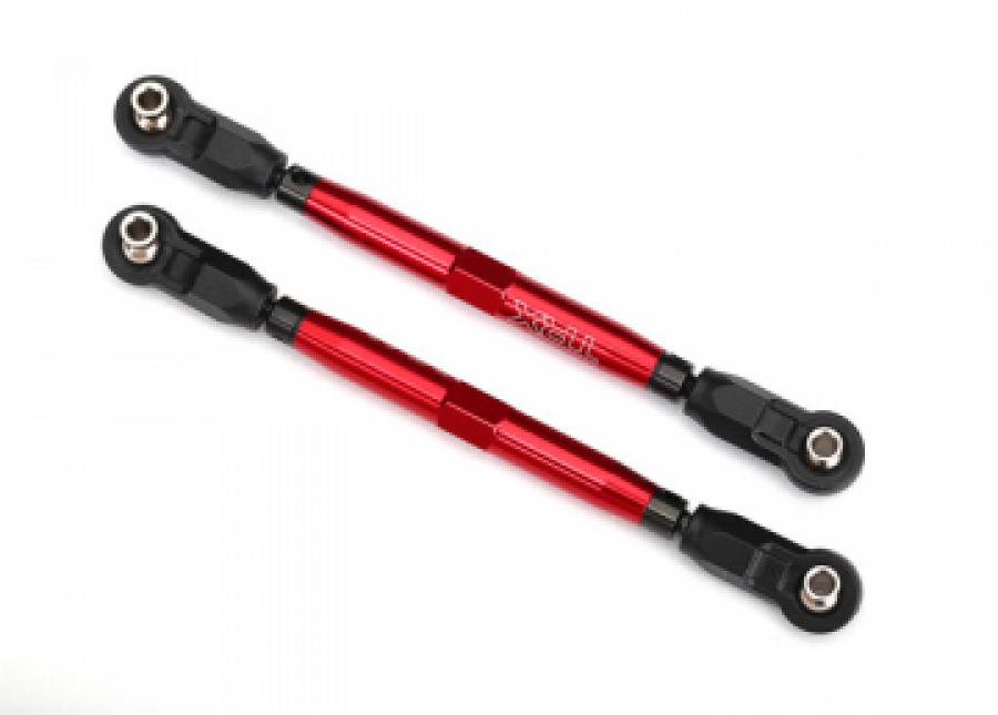Traxxas Toe Links Front Complete Alu Red with Wrench (2) UDR TRX8547R