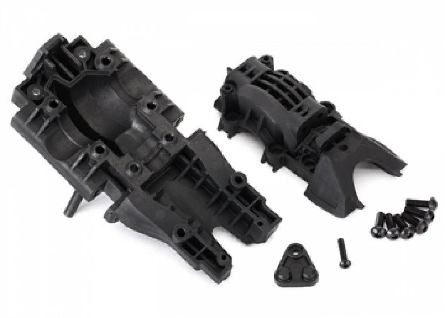 Traxxas Bulkhead Rear Upper & Lower TRX8629