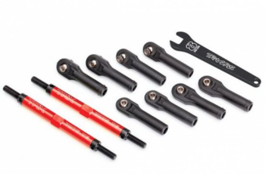 Traxxas Toe Link 144mm Alu Red (with Wrench) (2) E-Revo TRX8638R