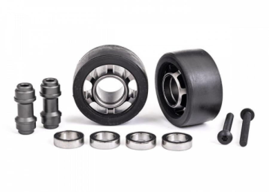 Traxxas Wheels Alu Gray Wheelie Bar Set Ball Bearings (2) X-Maxx, XRT, Maxx, Sledge TRX7775A
