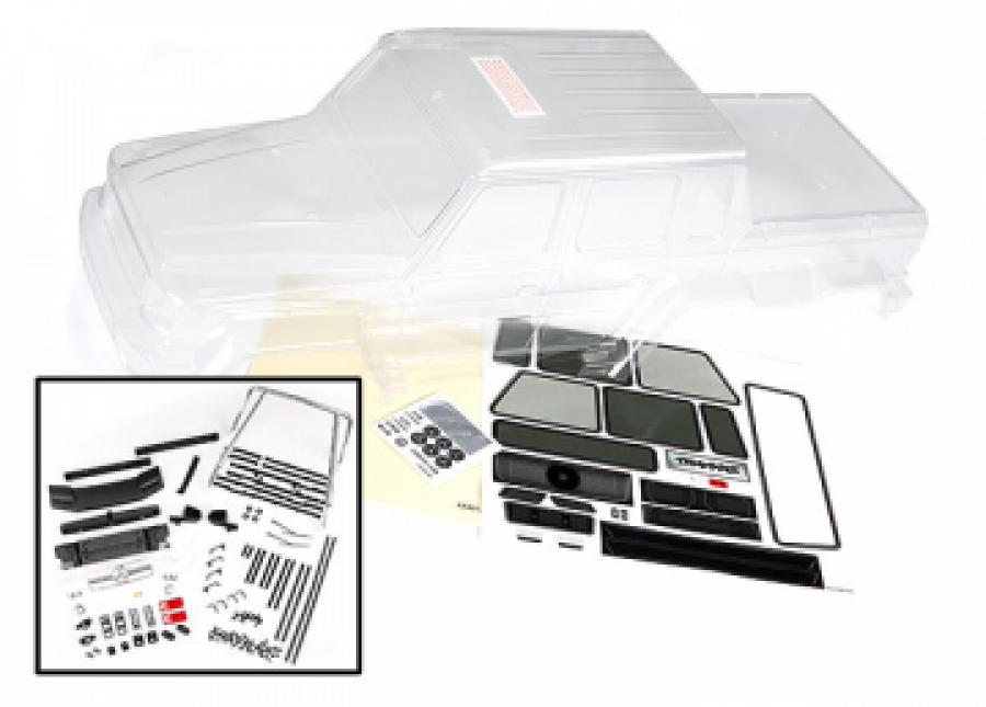 Traxxas Body Mercedes G 63 TRX-6 Clear TRX8825