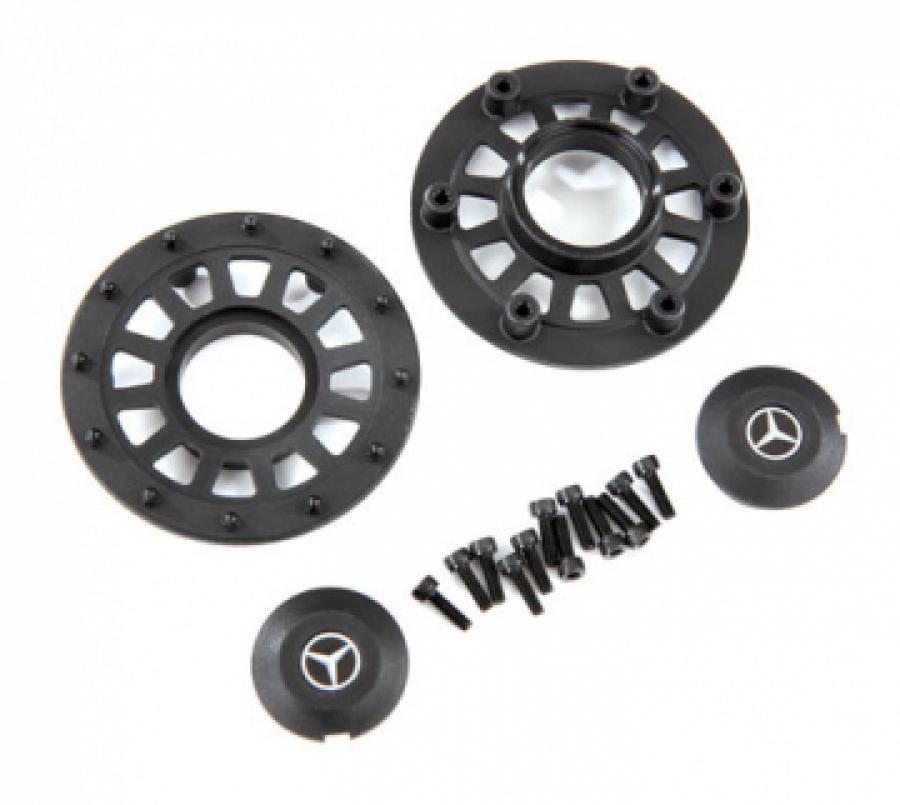 Traxxas Center Caps / Beadlock RIngs (2+2) (requires #8255A) TRX8875
