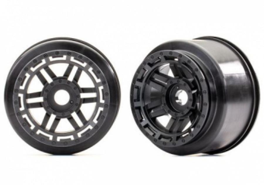 Traxxas Wheels Black (17mm) 2,8" (2) TRX8971