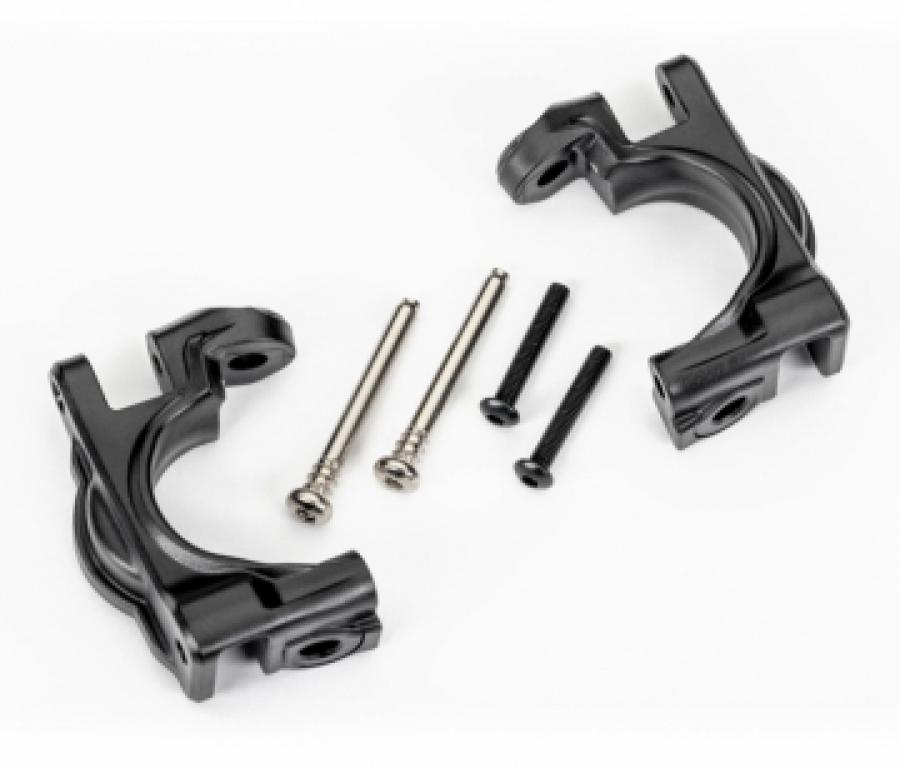 Traxxas Caster Blocks (C-Hub) HD Black L+R (for Upgrade Kit #9080) TRX9032