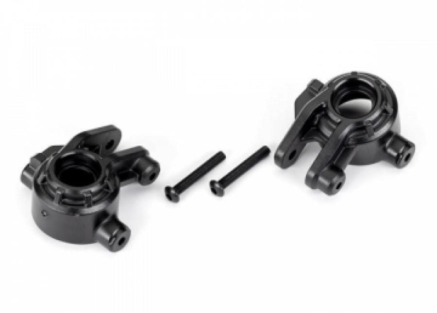 Traxxas Steering Blocks HD Black L+R (for Upgrade Kit #9080) TRX9037