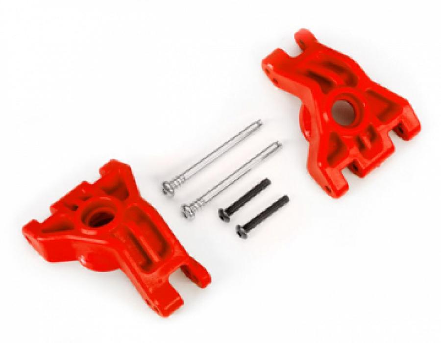 Traxxas Stub Axle Carriers Rear HD (Pair) Red (for Upgrade Kit #9080) TRX9050R