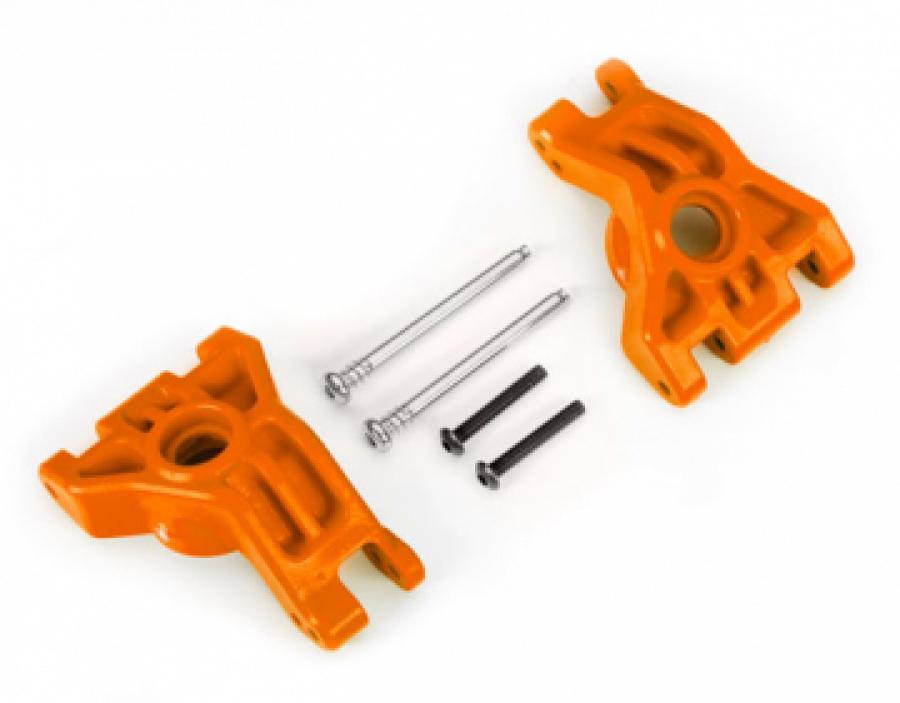 Traxxas Stub Axle Carriers Rear HD (Pair) Orange (for Upgrade Kit #9080) TRX9050T