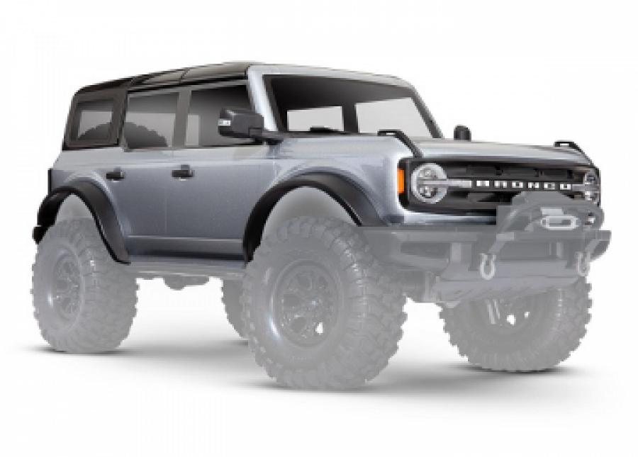 Traxxas Body Ford Bronco 2021 Silver Complete TRX9211G