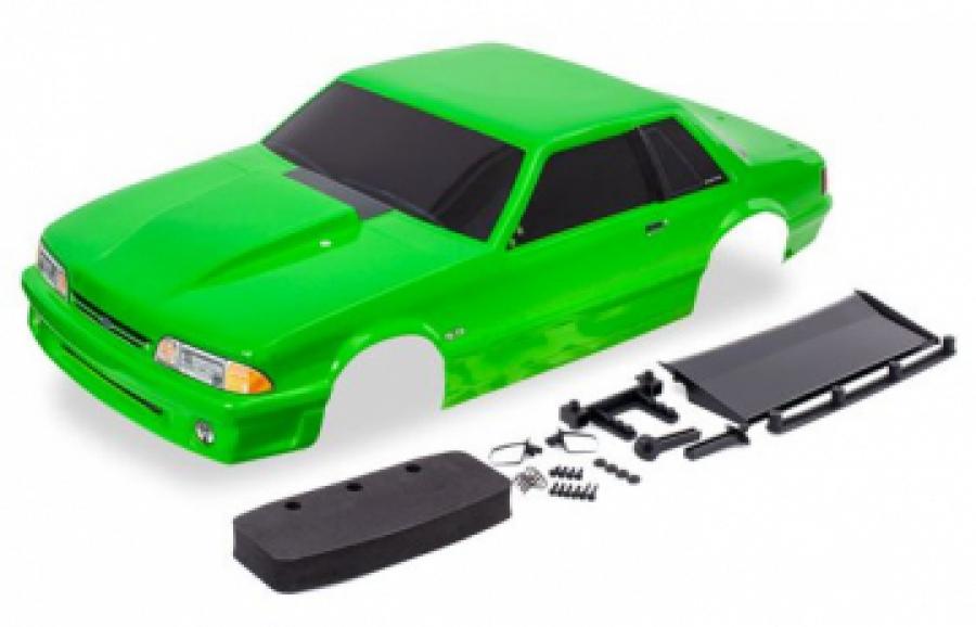 Traxxas Body Ford Mustang Drag Slash Green TRX9421G