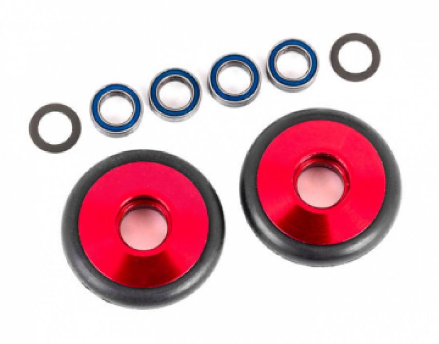 Traxxas Wheel Set Alu Red Wheelie Bar  Drag Slash TRX9461R
