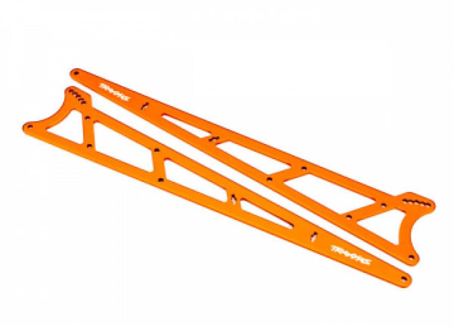 Traxxas Side Plates Wheelie Bar Alu Orange  Drag Slash TRX9462A