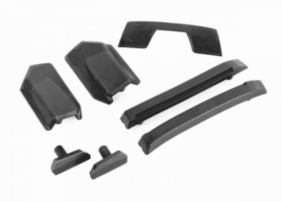 Traxxas Body Reinforcement & Roof Skidpads Black Sledge TRX9510