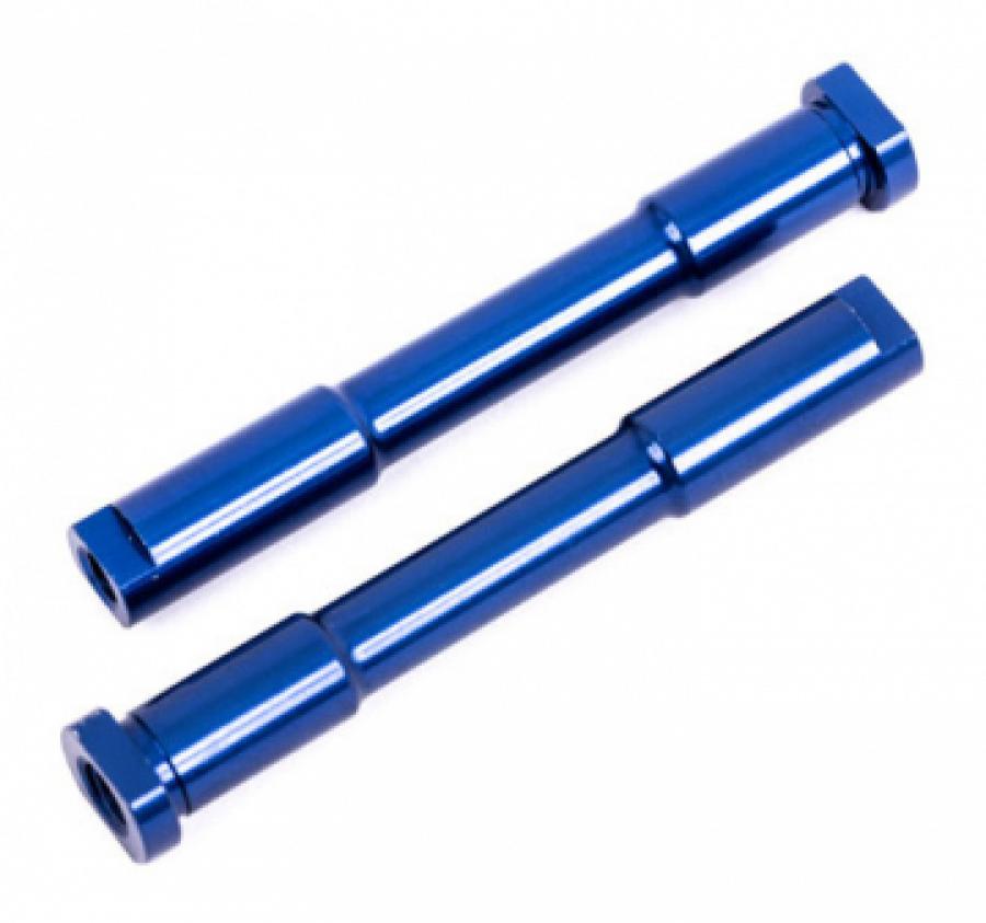 Traxxas Bell Crank Post Steering Alu Blue (2) Sledge TRX9525