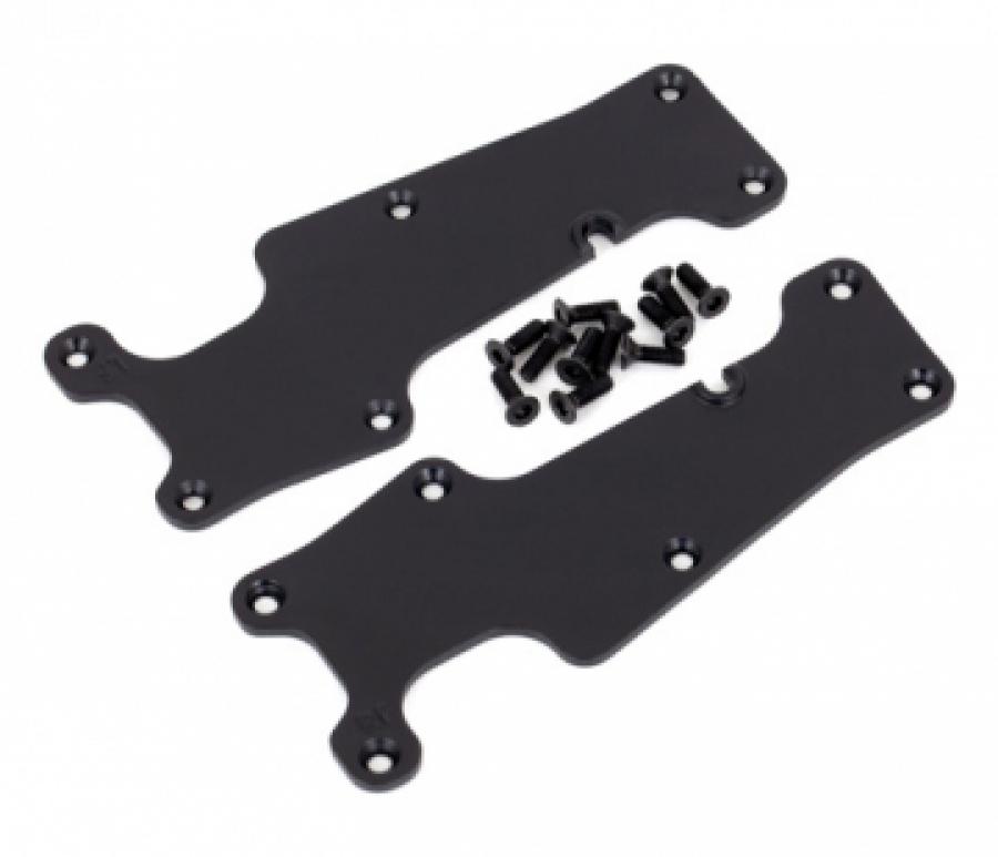 Traxxas Suspension Arm Covers Front L+R Black Sledge TRX9633