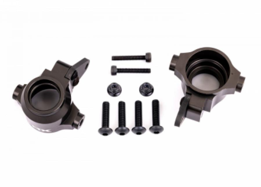 Traxxas Steering Blocks Alu Grey (Pair) Sledge TRX9635A