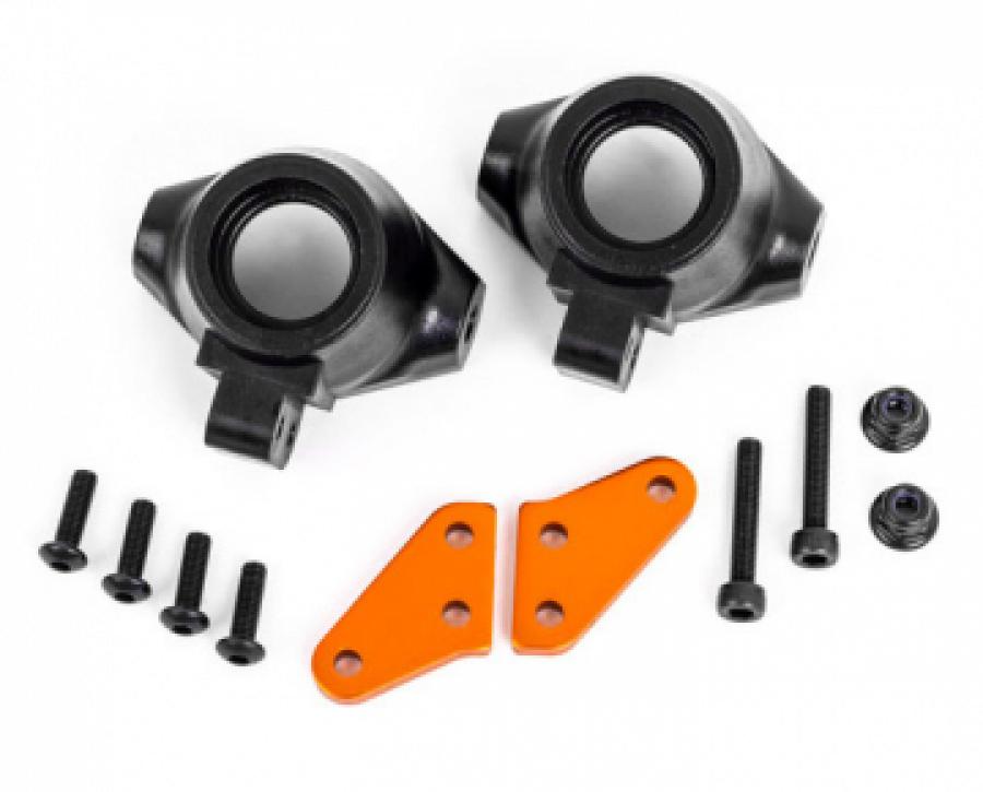 Traxxas Steering Blocks + Arms Alu Orange (Pair) Sledge TRX9637T