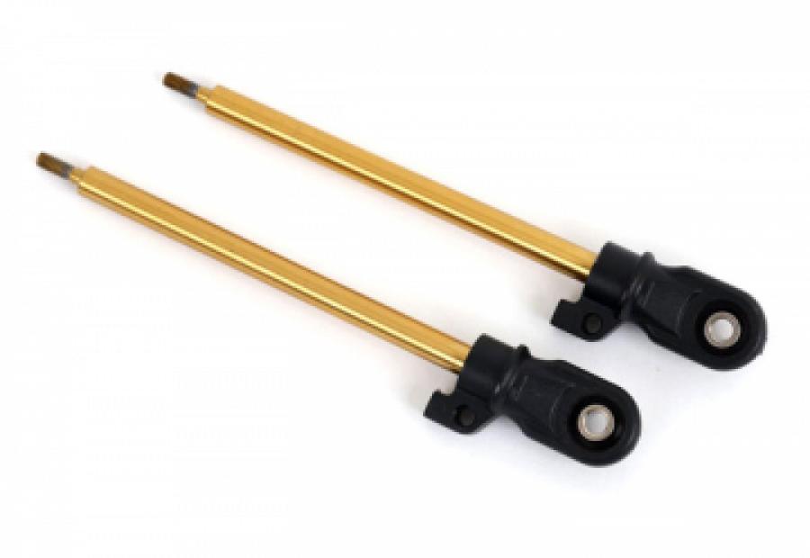 Traxxas Shock Shafts TiN-Coated 80mm GT-Maxx (2) TRX9662T