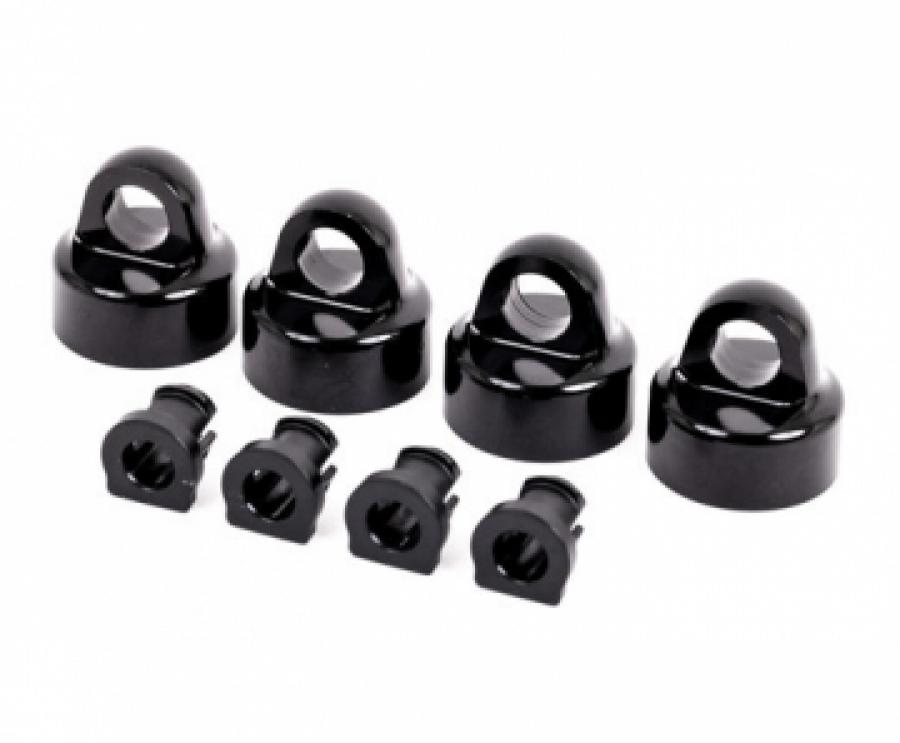 Traxxas Shock Caps Alu Black GTX (4) TRX9664A