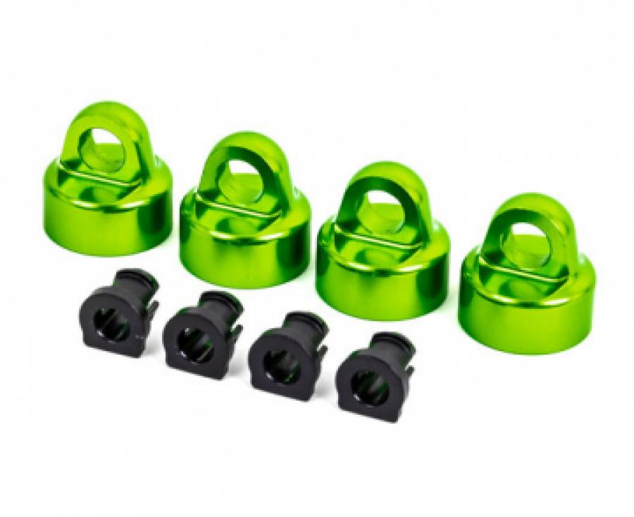 Traxxas Shock Caps Alu Green GTX (4) TRX9664G