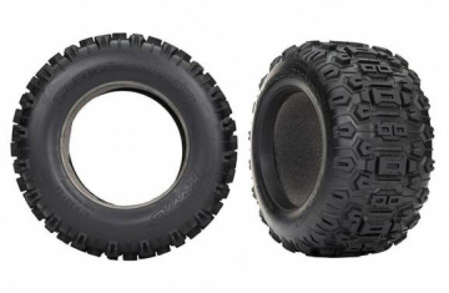 Traxxas Tires Sledgehammer (17mm Sledge 1/8) 3.8'' (2) TRX9670