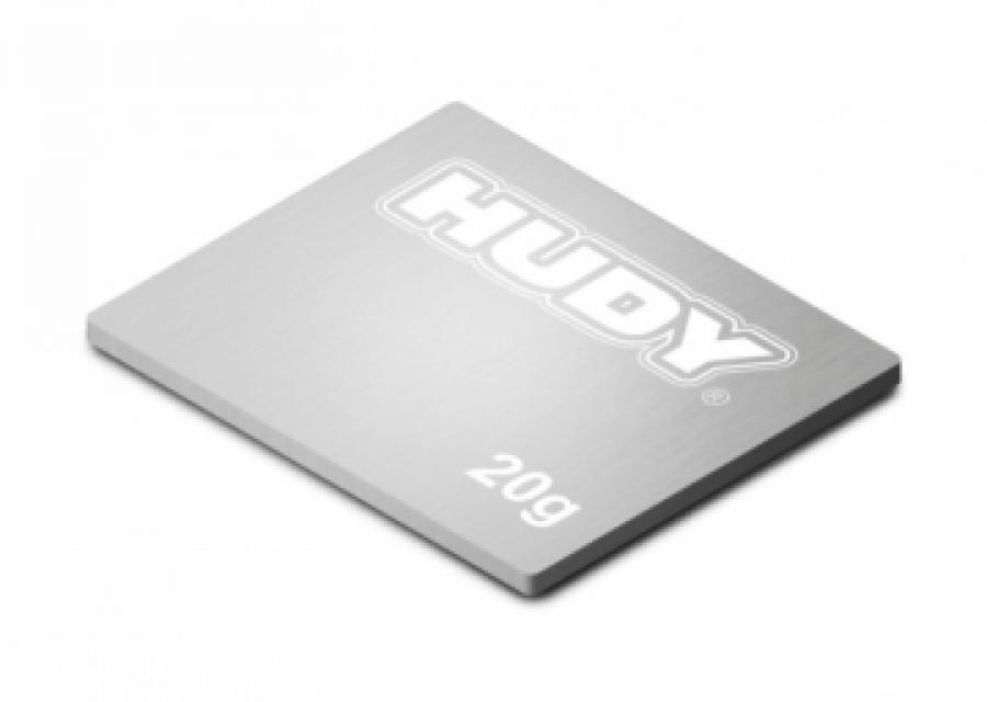 Hudy Pure Tungsten Weight Thin - 31x26mm - 20g 293087