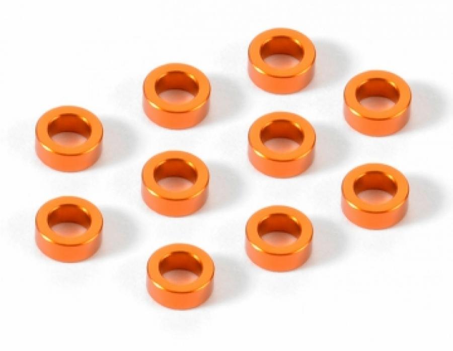 Xray  Alu Shim 3x5x2mm Orange (10) 303140-O