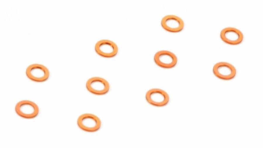 Xray  Alu Shim 3x5x0.5mm Orange (10) 303142-O