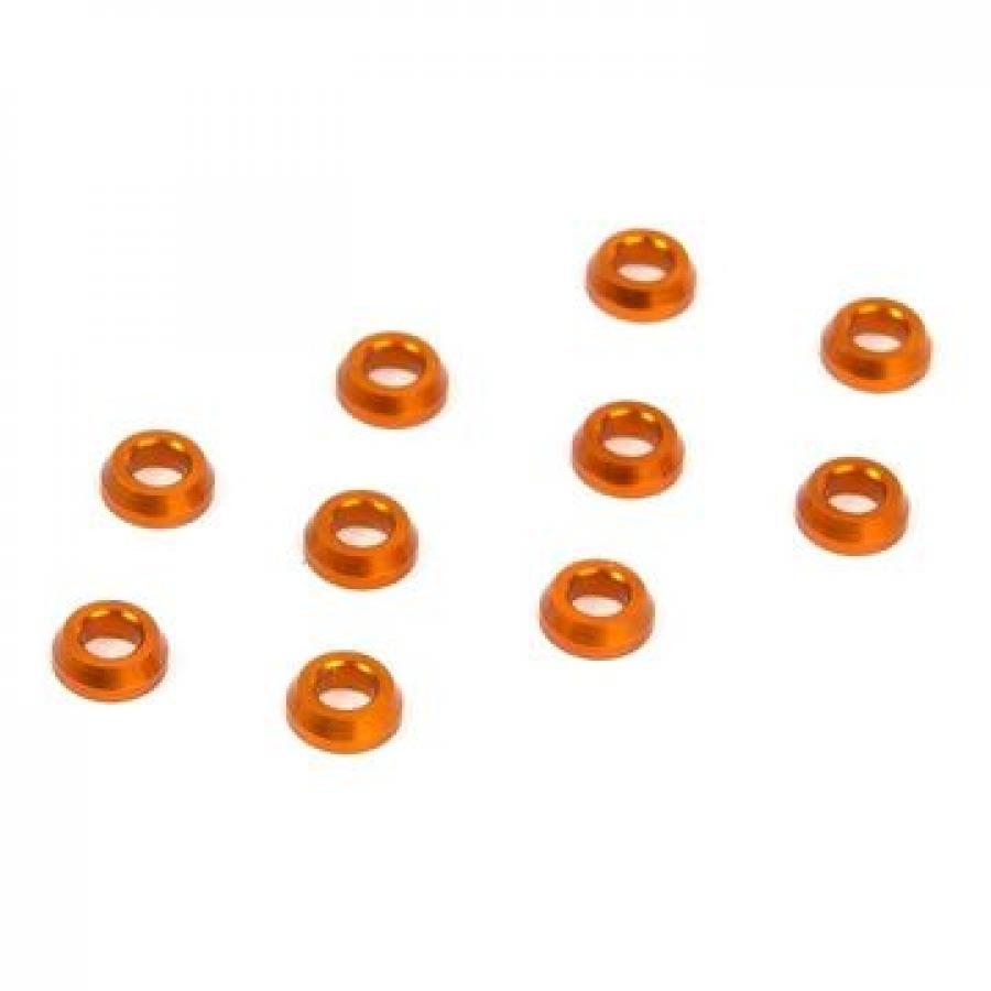 Conical Shim 3x6x2mm Orange (10)