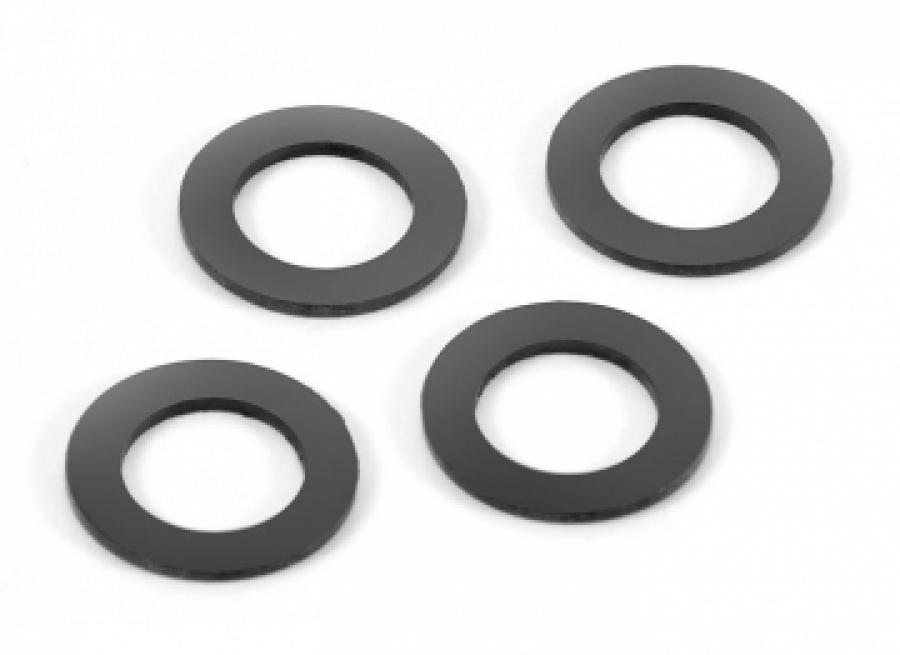Xray  Rubber Shock Absorber Shim For Alu Cap (4) 368091