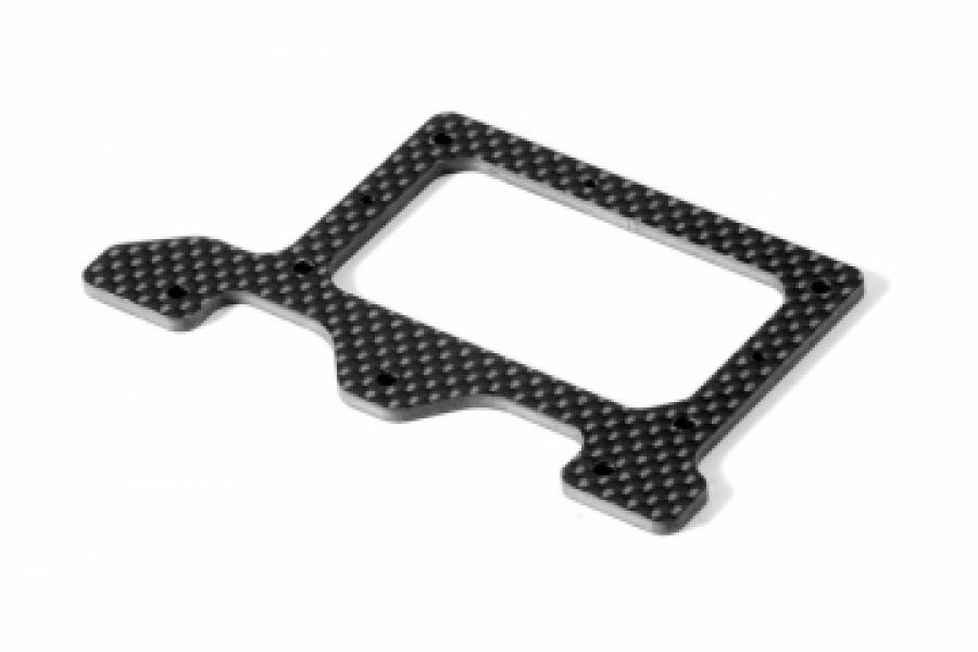Xray  Rear Pod Lower Plate 2,5mm Graphite X10'16# 371151