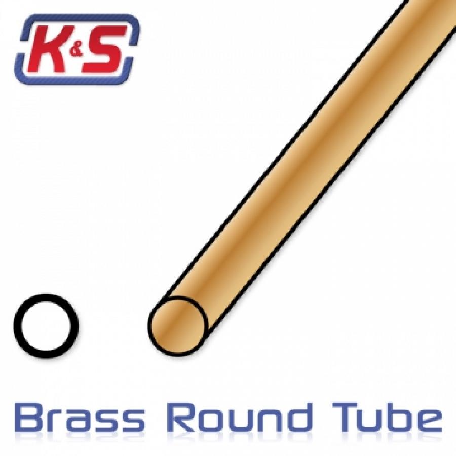 Thin Wall Brass Tube 3mm OD x .225mm (5 pcs)
